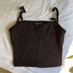 Frankies bikinis meg plisse tankini